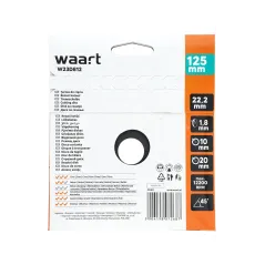 Tarcza diamentowa 125 x 22.2, do cięcia - fazowania