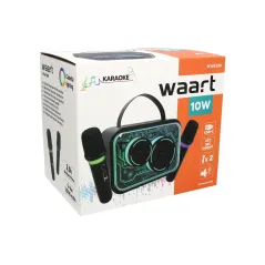 Głośnik karaoke 2x mikrofon