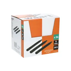 Nóż z ostrzem łamanym 9mm, aluminium, ostrze sk5