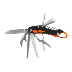 Scyzoryk 11 funkcji, karabińczyk , aluminium