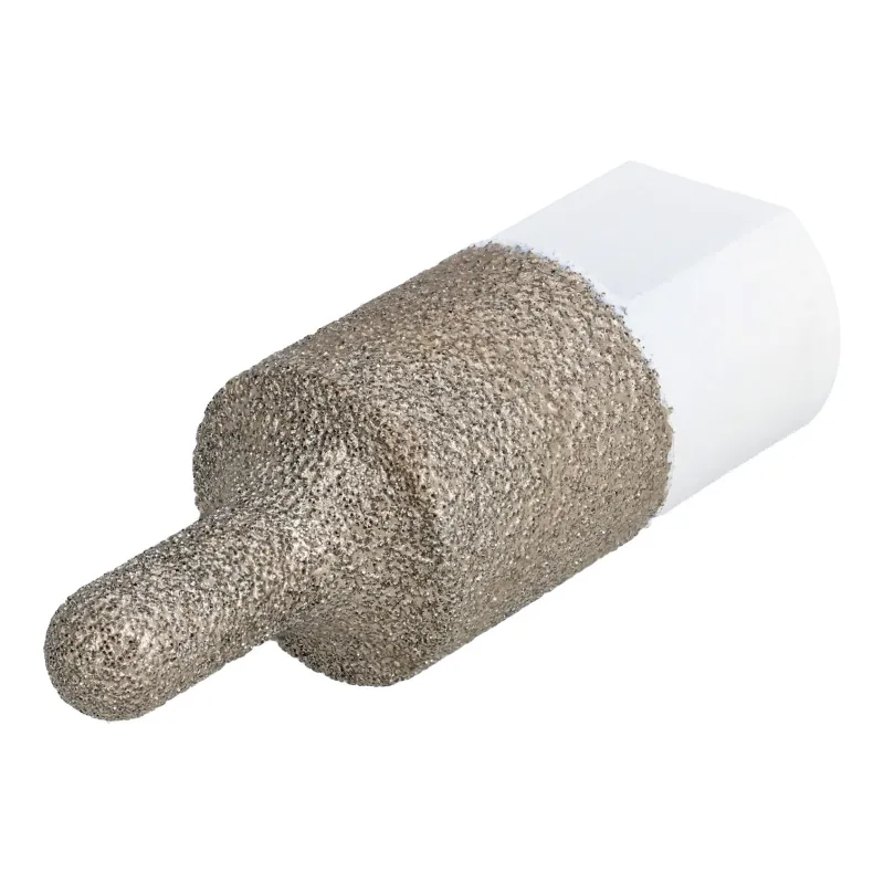 Frez diamentowy walcowy zaokrąglony 10-25mm x M14