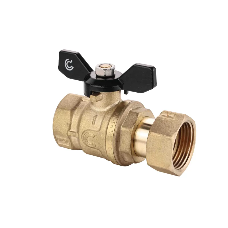 Zawór kulowy S40 z ruchomą nakrętką 1" GW/GW z motylkiem Zawór kulowy S40 z ruchomą nakrętką 1" GW/GW z motylkiem