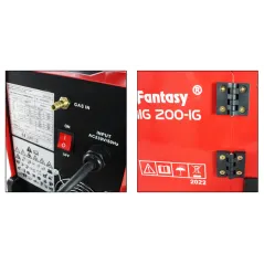 Zestaw producenta półautomat spawalniczy 2w1 TWINMIG 200A-IG reg. indukcyjności. MIG/MAG/FCAW/MMA Welder Fantasy + Wózek spawaln