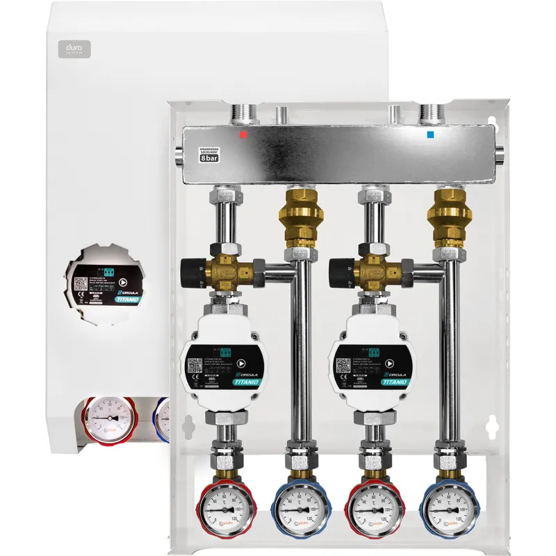 Grupa pompowa Duro System D/S-GPRT-ZTM-ZTM z zaworem termostatycznym Grupa pompowa Duro System D/S-GPRT-ZTM-ZTM z zaworem termostatycznym