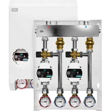 Grupa pompowa Duro System D/S-GPRT-ZTM-ZTM z zaworem termostatycznym