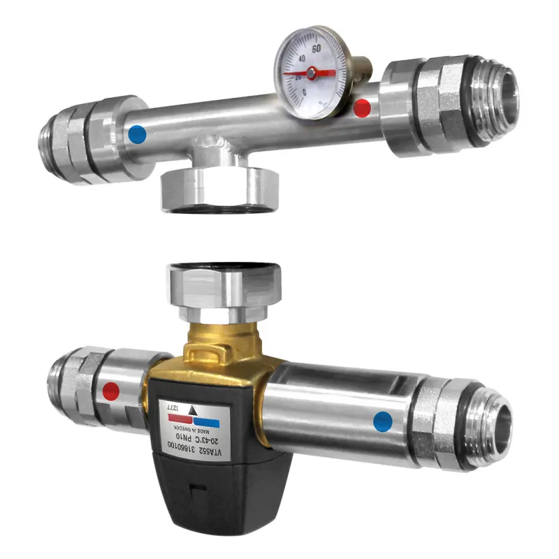 DURO SYSTEM układ mieszający nierdzewny dwufunkcyjny z zaworem ESBE VTA 552 bez pompy 23 cm DURO SYSTEM układ mieszający nierdzewny dwufunkcyjny z zaworem ESBE VTA 552 bez pompy 23 cm