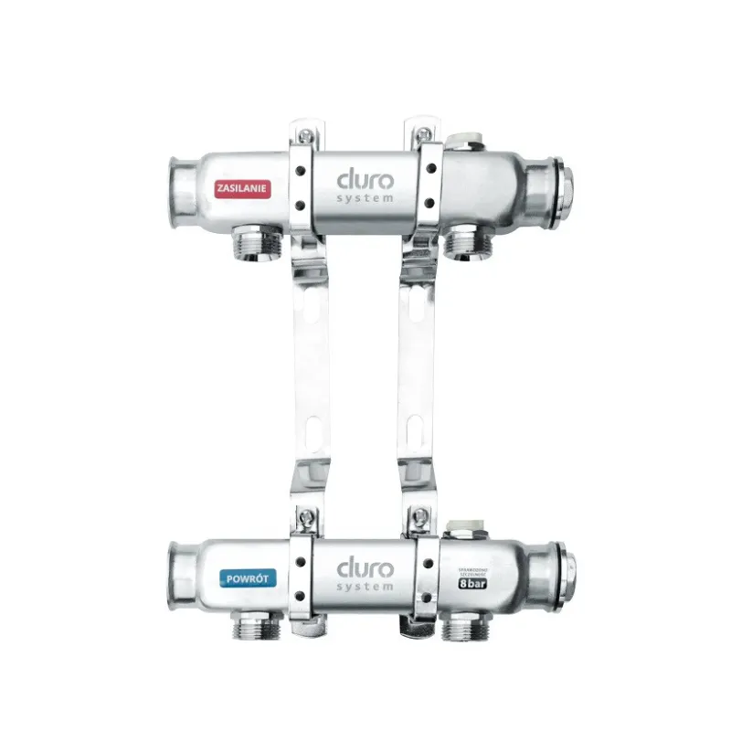 Duro System rozdzielacz do C.O. 1" R 2 sekcje Duro System rozdzielacz do C.O. 1" R 2 sekcje