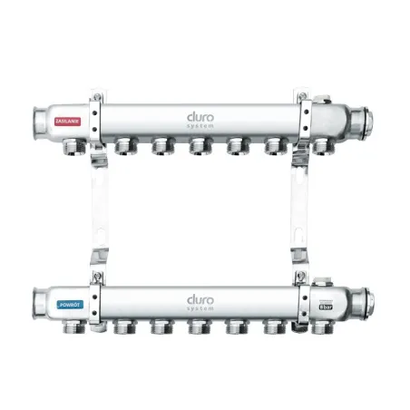 DURO SYSTEM – rozdzielacz do C.O. 1" R-7 sekcji