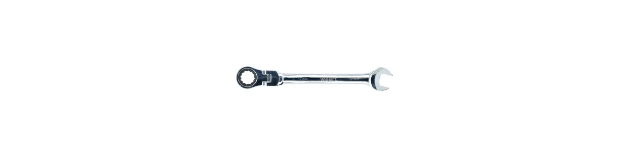 Flexible Ratcheting Combination Wrenches for Workshop Use