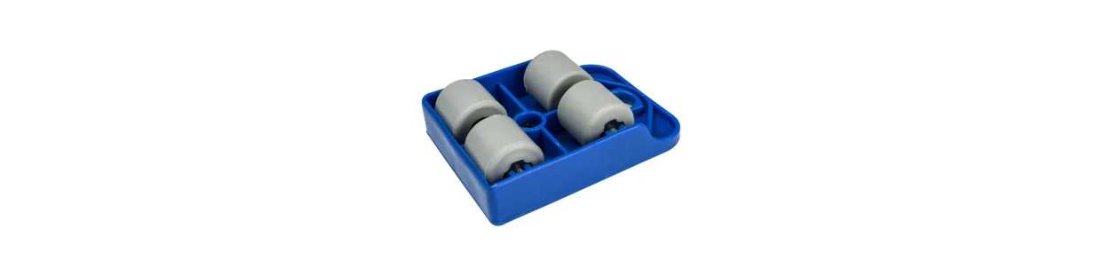 Transport rollers for efficient moving and handling