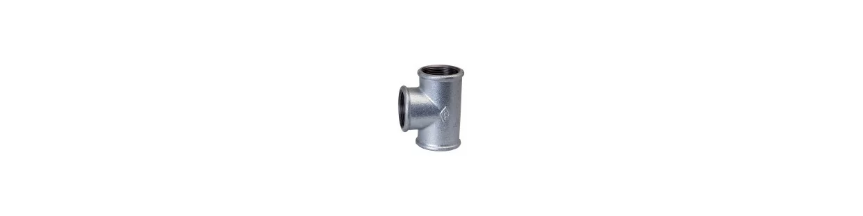 Galvanized Cast Iron Tees for Water, Heating and Industrial Systems