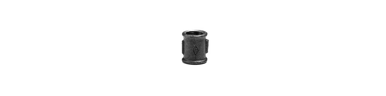 Black Cast Iron Couplings for Water, Gas and Heating Systems