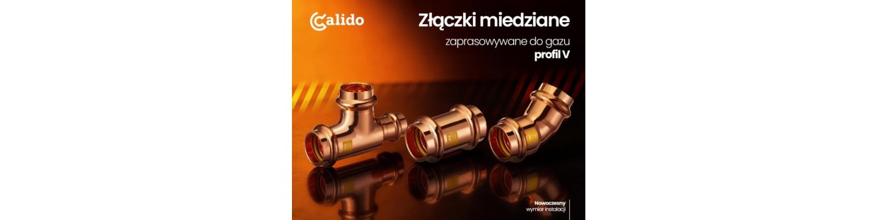 Medené spojky na plyn Press profil V – montáž plynových