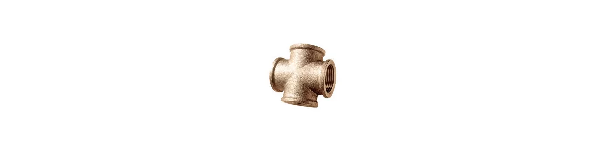 Brass Cross Fittings for Water, Gas and Heating Installations