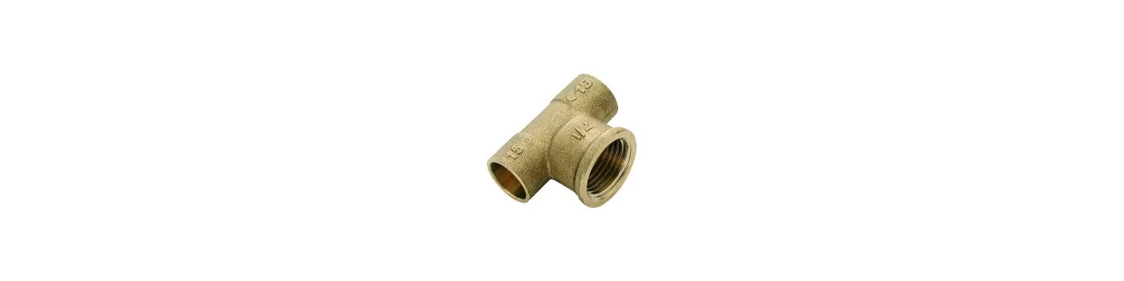 Brass Tees for Copper Pipes – Fittings for Water and Gas Systems