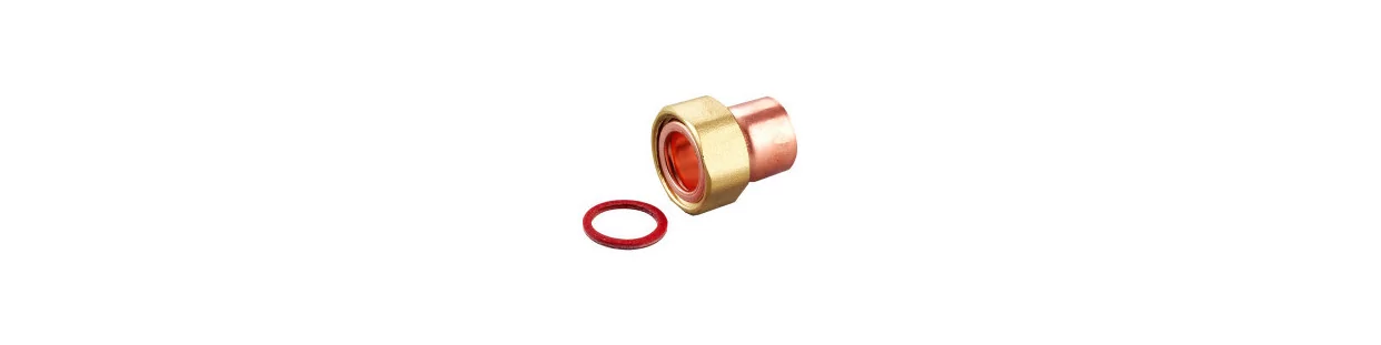Copper Solder Union Fittings for Water and Heating Systems