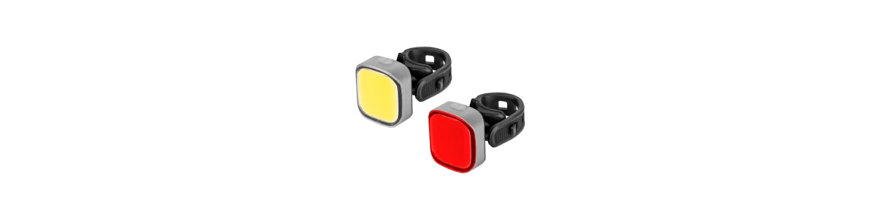 Cyklistické lampy – přední, zadní a sady osvětlení na kolo