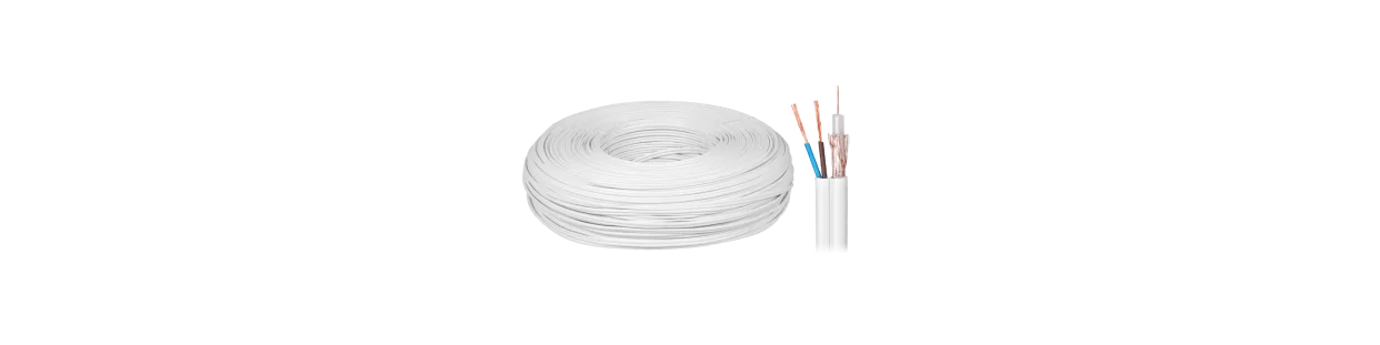 Coaxial cables for TV, internet and professional installations