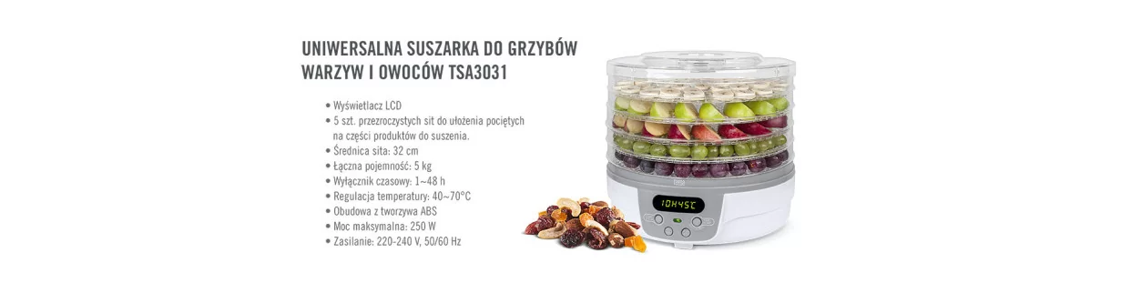 Sušičky na zeleninu a ovoce – praktické řešení pro vaši kuchyni