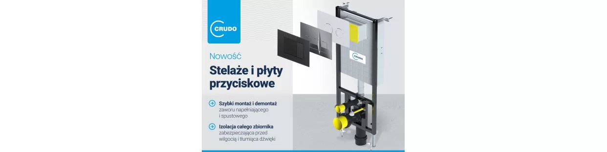 Crudo Concealed WC Frames – Space-Saving Toilet Installation Solutions