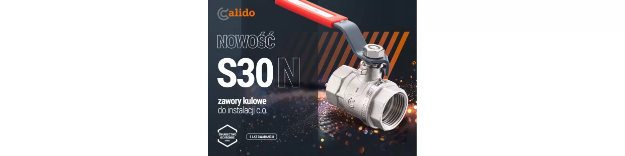 Calido zawory kulowe - Seria S30 N | hydraulika