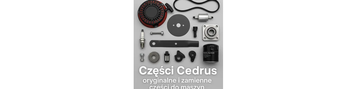 Náhradné diely Cedrus pre záhradné a lesné stroje