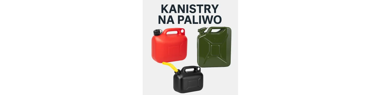 Kanystry na palivo – plastové a kovové varianty