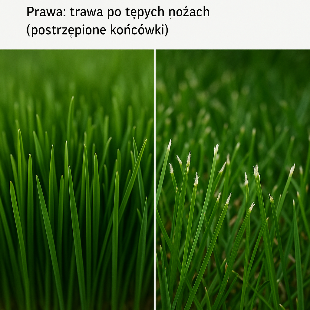 białe końcówki trawy
