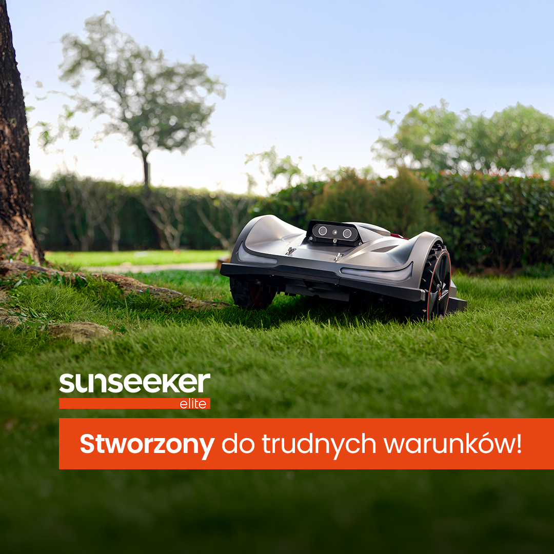 Sunseeker Elite daje sobie radę z nierównym terenem