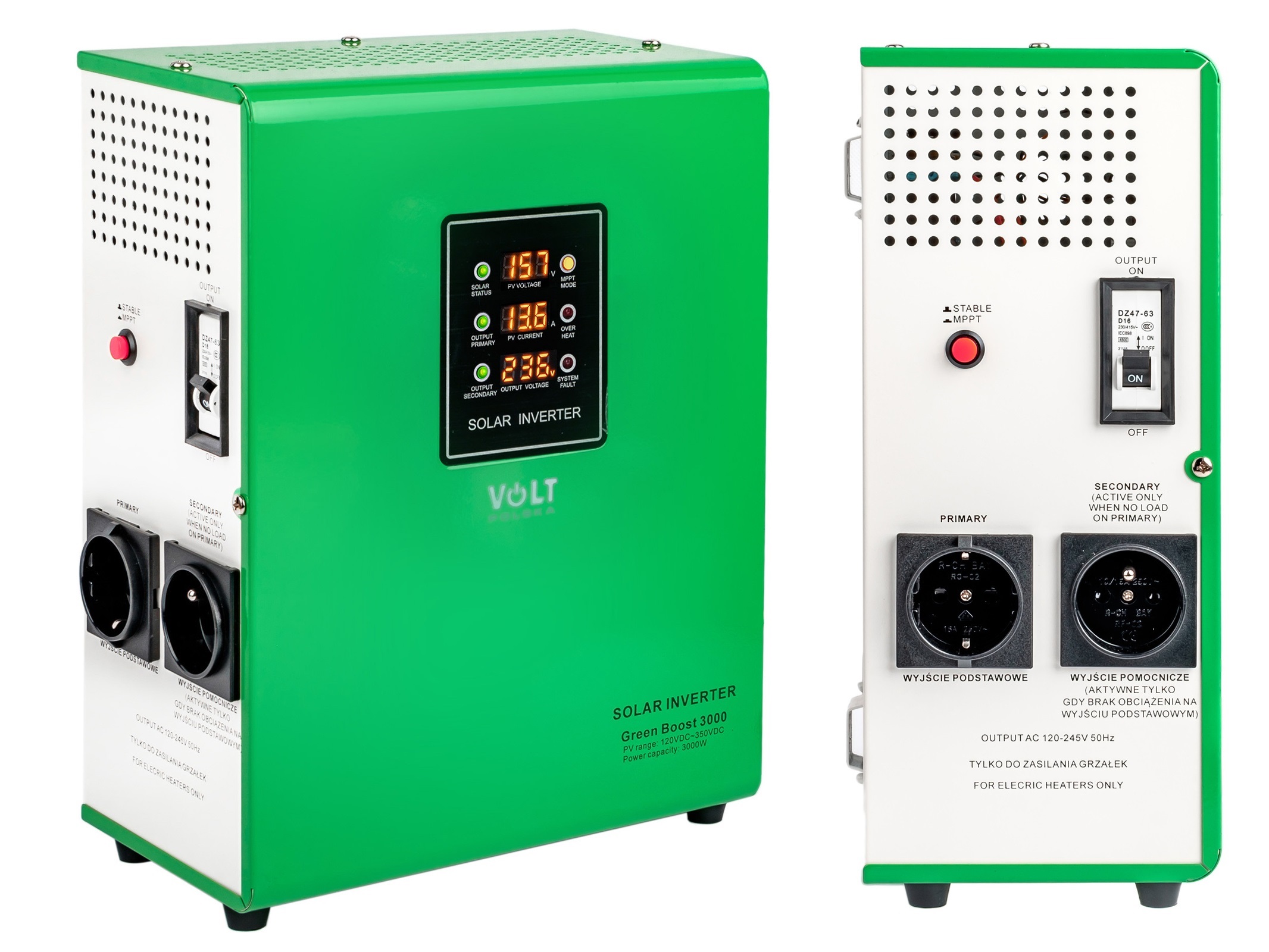 Przetwornica solarna GREEN BOOST 3000 (120-350VDC)