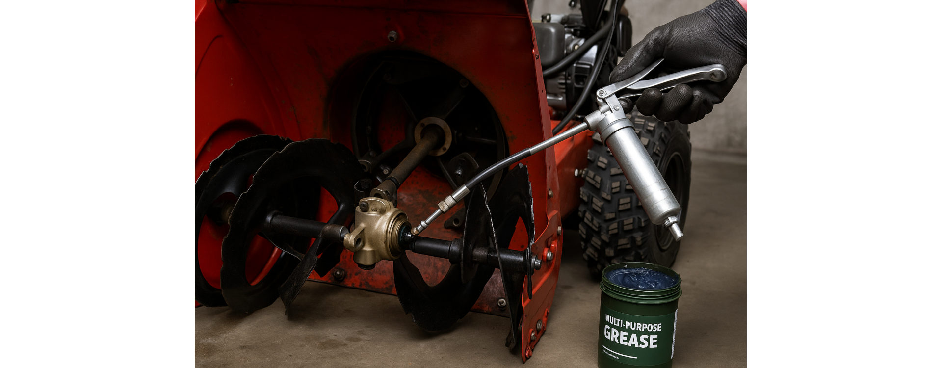 ❄️ Jaki smar do odśnieżarki? Kompletny poradnik smarowania przekładni, łożysk i kalamitek w maszynach zimowych ❄️ Jaki smar do odśnieżarki? Kompletny poradnik smarowania przekładni, łożysk i kalamitek w maszynach zimowych