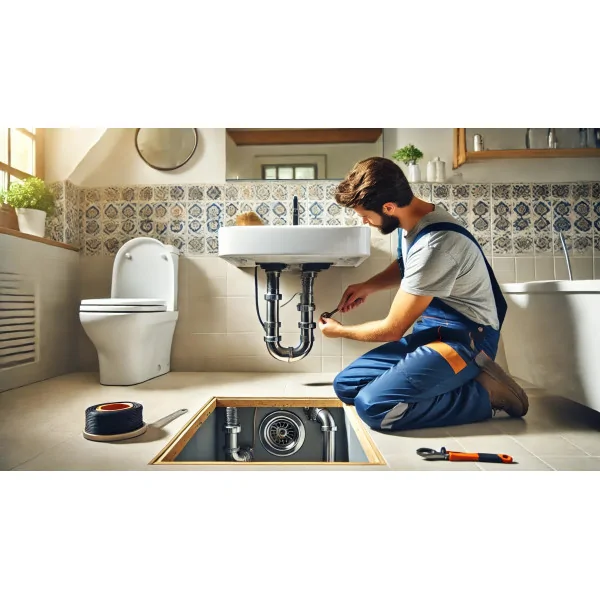 Syfon półsyfon - umywalkowy, zlewozmywakowy