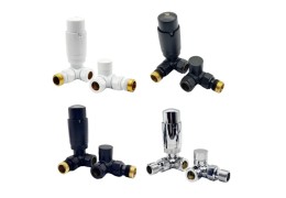 Termostat grzejnikowy w czterech kolorach narożnikowe Pex